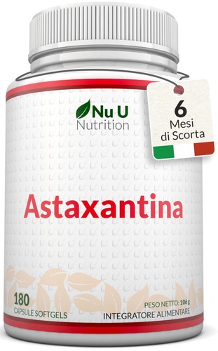 Astaxantina naturale 12mg 180 - astaxantina,