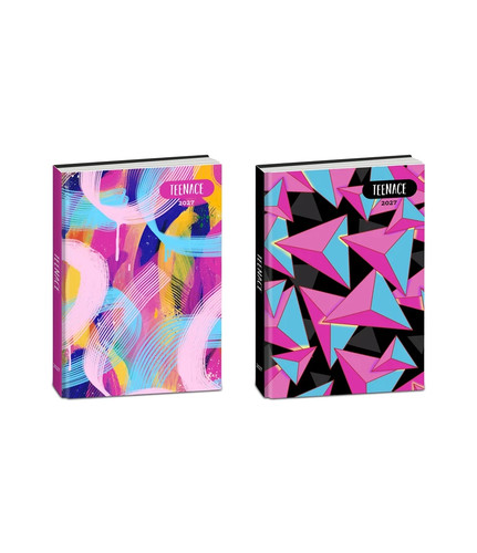 Diario teenace fluo datato - fluo,