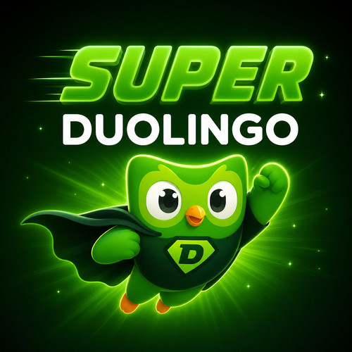 Duolingo super mesi - super,