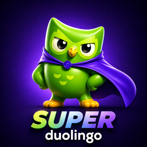 Duolingo super 12 - 💚, mesi