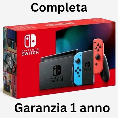 Nintendo switch console - console, blu